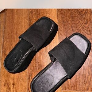 Iamgia Black platform Slide Sandals